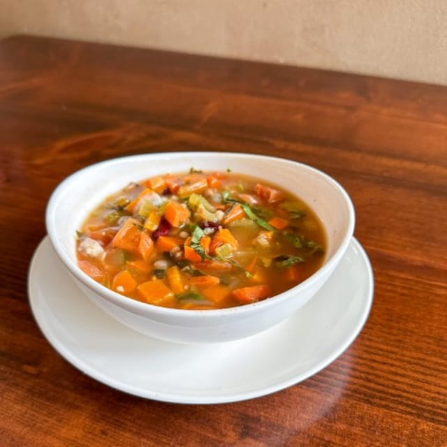 Bowl Minestrone Soup.