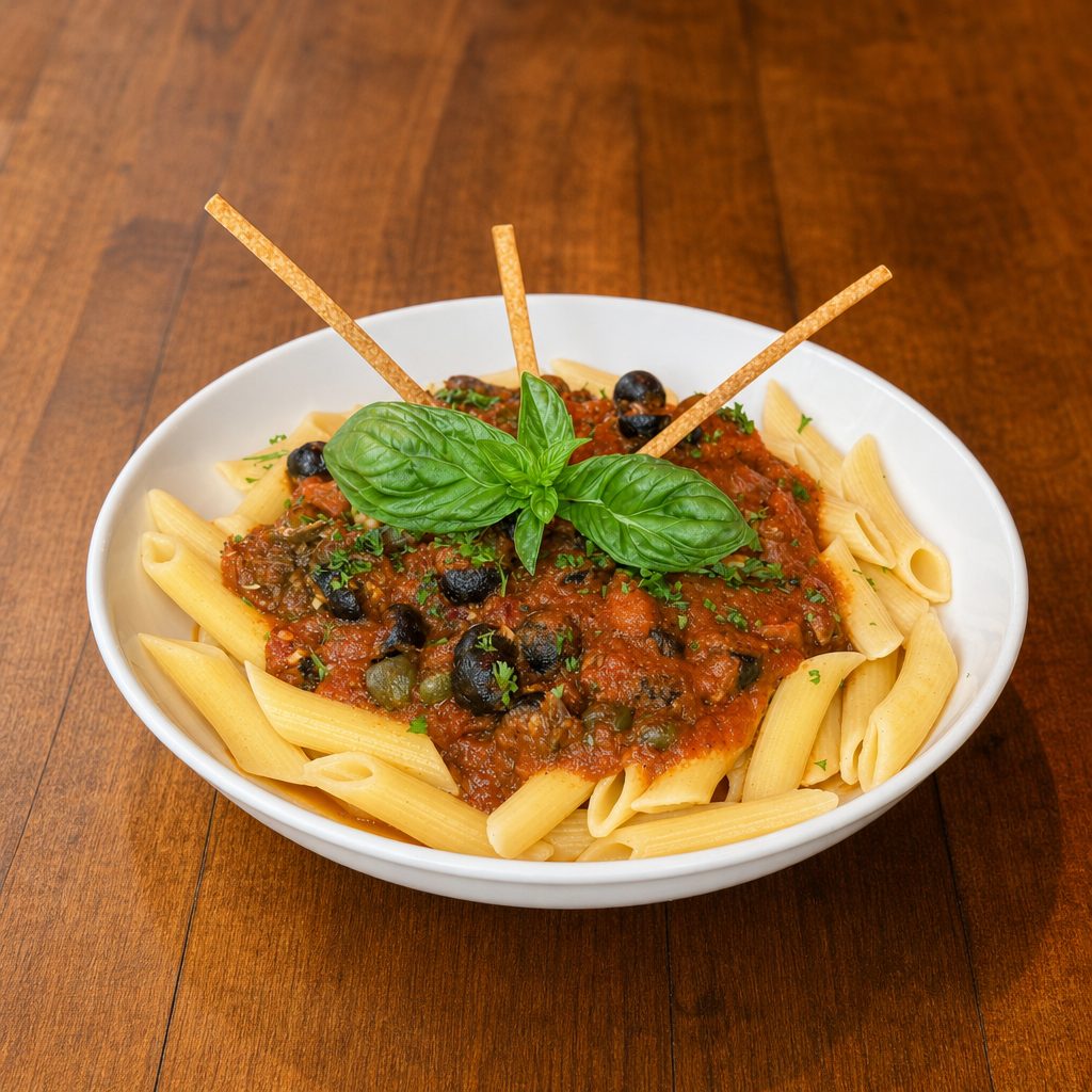 Pasta with Meat Sauce.