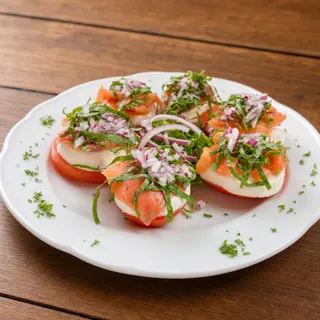 Smoked Salmon Caprese