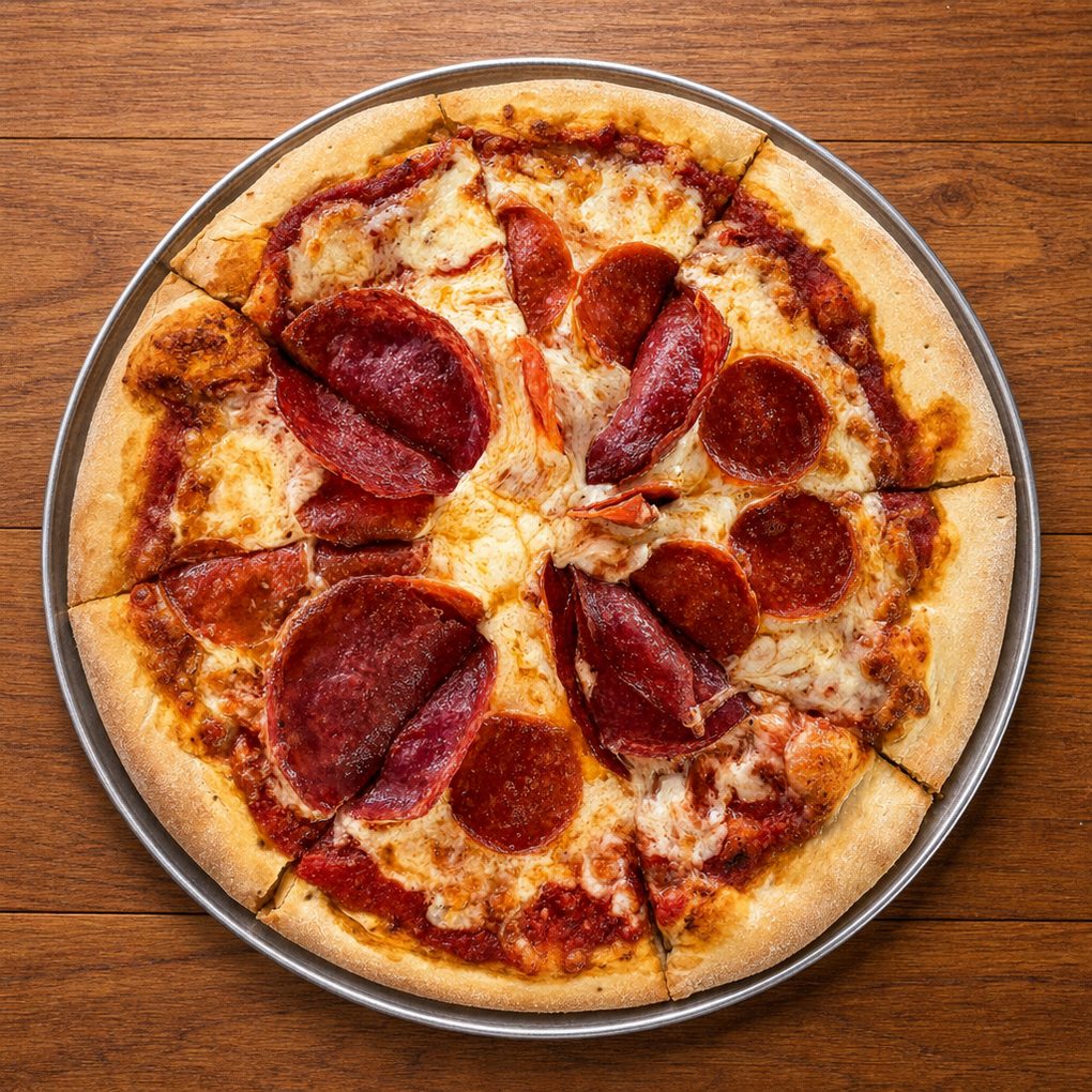 One Topping Pizza.