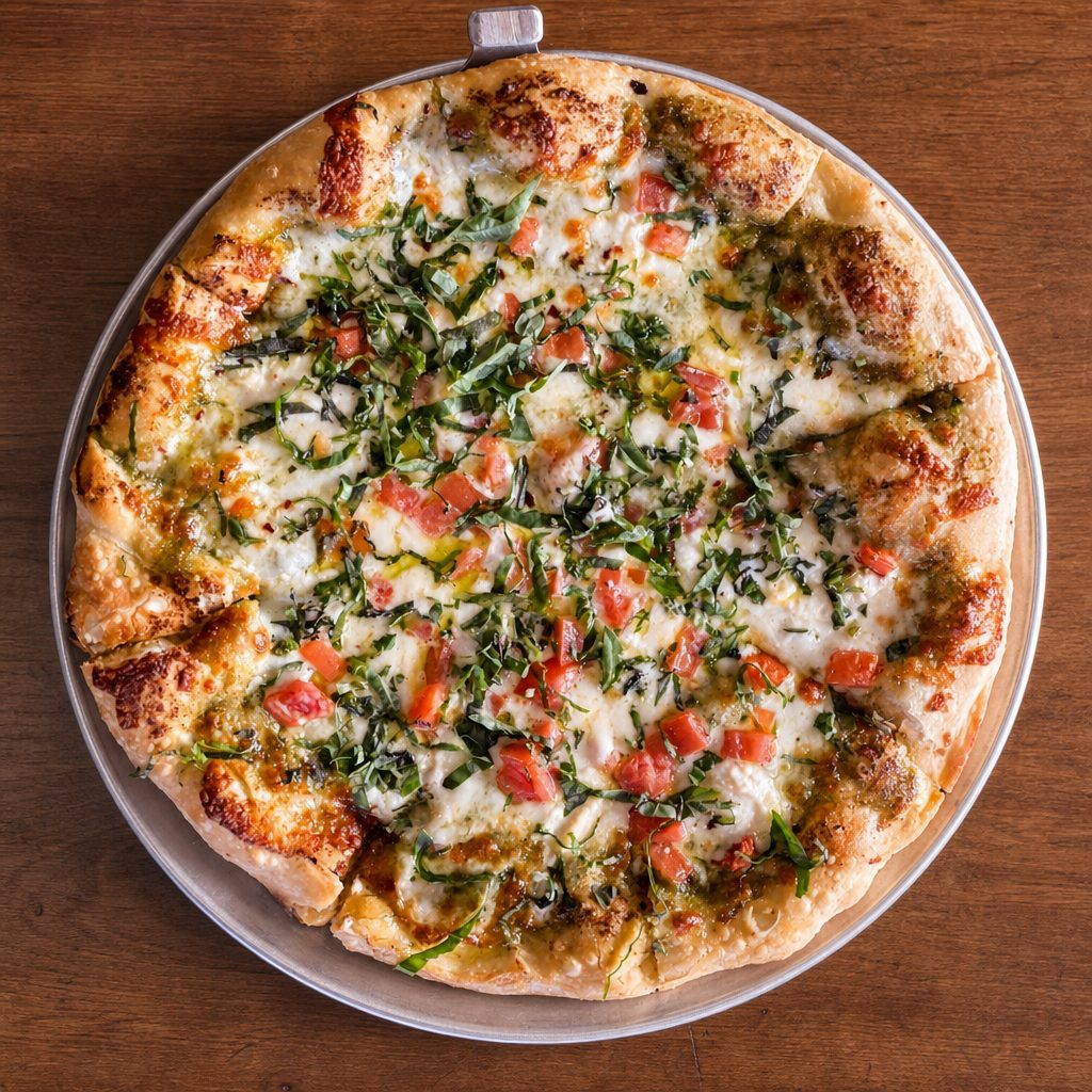 Three Toppings Pizza.