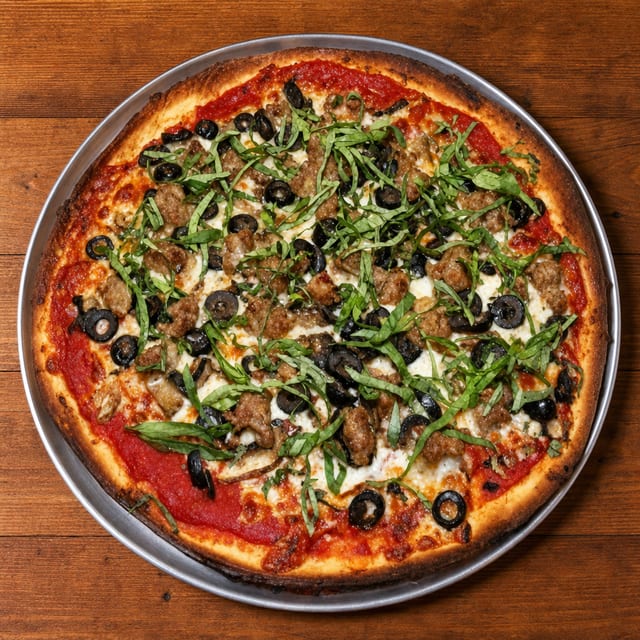Four Toppings Pizza.