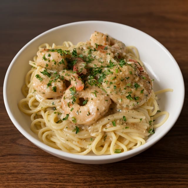 Shrimp Scampi - Tray for 10 people.