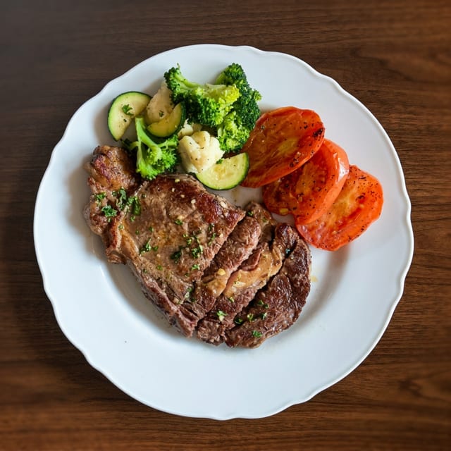 Petrini's Rib Eye Steak.