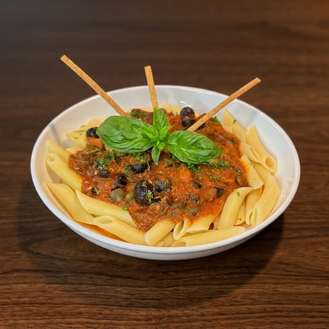 Pasta with Meat Sauce.