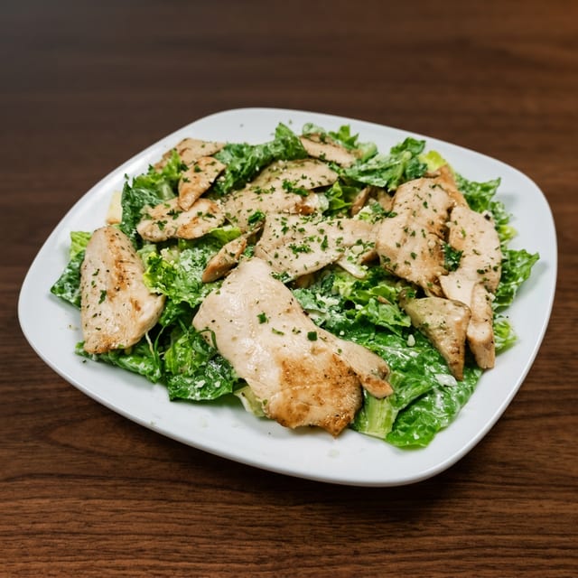Caesar Salad with Chicken.