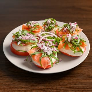 Smoked Salmon Caprese