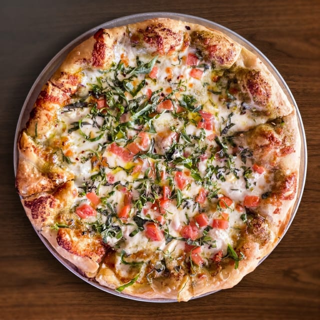 Three Toppings Pizza.